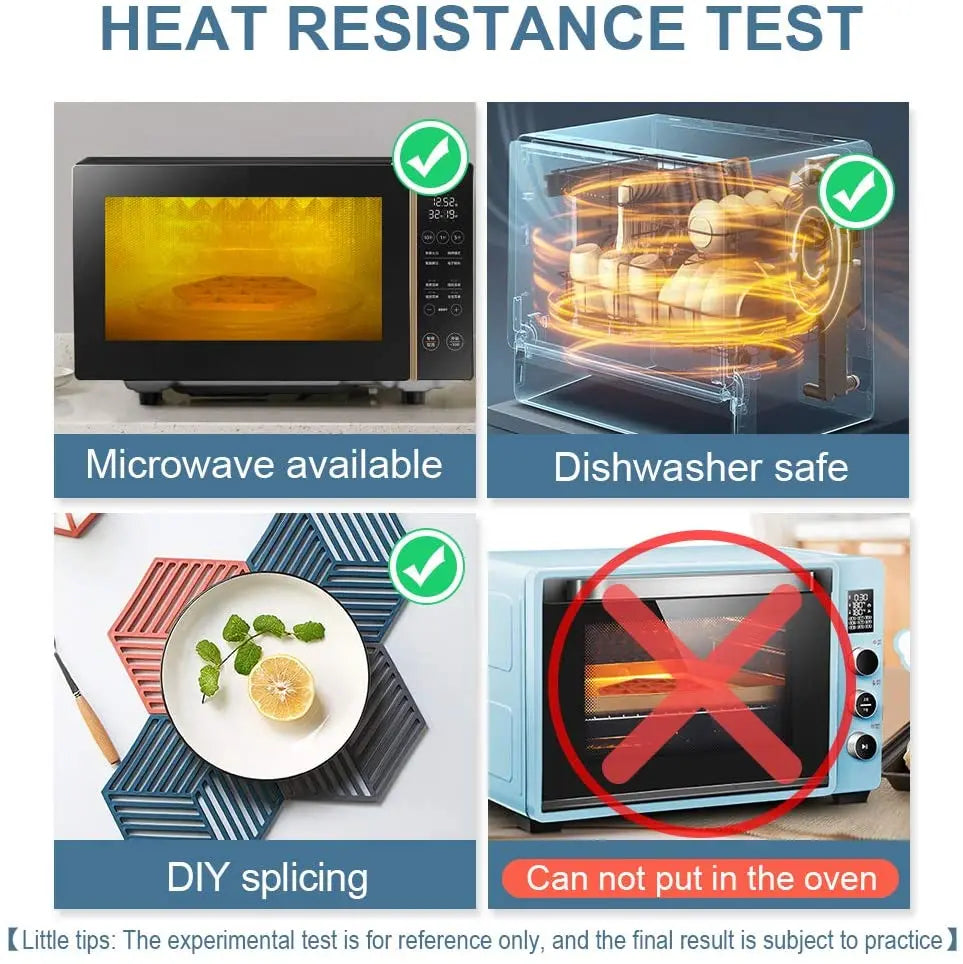 SAYOK Silicone Trivets 6 Pcs Non-Slip, Heat Resistant, Hot Pot and Pan Holder Pattan Australia